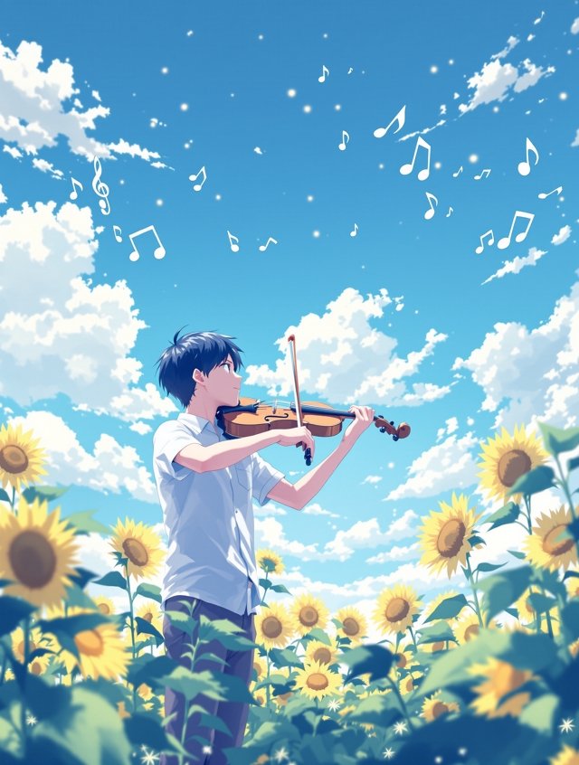 动漫《夏日协奏曲》新番上线高清海报